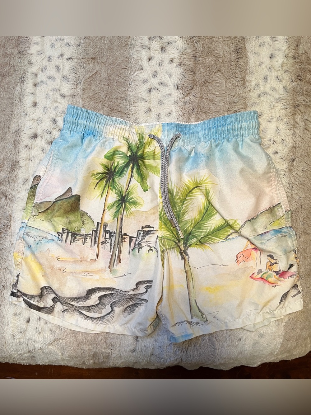 Vilebrequin Men’s Swim Trunks - ‘Mondial Brazil a sense of play and party’